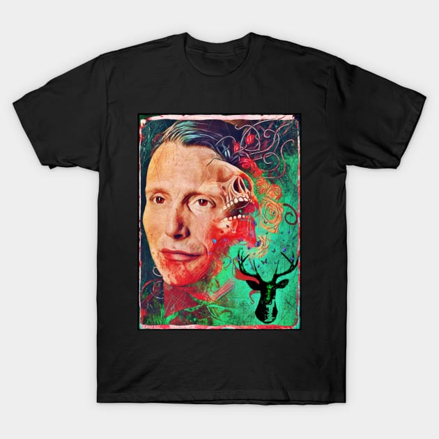 Hannibal Psychedelic Mythos T-Shirt by OrionLodubyal